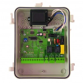 Armoire de commande 230 V EA244C Pour Portails Coulissants et barrières automatiques, pour 1 moteur Armoire de commande 230 V EA244C Pour Portails Coulissants et barrières automatiques, pour 1 moteur