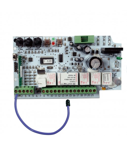 Carte électronique pour motorisation de portail battant double ou simple 12V Ducati Home Automation CTH42 Carte électronique pour motorisation de portail battant double ou simple 12V Ducati Home Automation CTH42