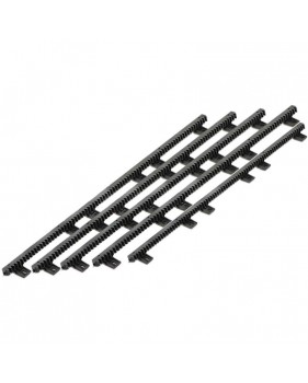 Pack de 5 Cremailleres nylon PA6 et fibre de verre tipe CAME CGZP 2019