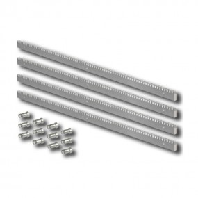 Crémaillère module 4 en acier galvanisé 30x12 - 4 mètres - crem30x12 4 Crémaillère module 4 en acier galvanisé 30x12 - 4 mètres - crem30x12 4