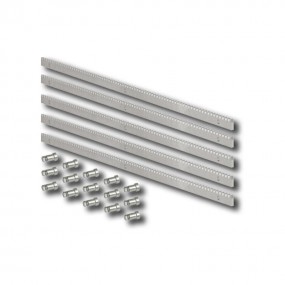 Crémaillère module 4 en acier galvanisé 30x12 - 5 mètres - crem30x12 5 Crémaillère module 4 en acier galvanisé 30x12 - 5 mètres - crem30x12 5