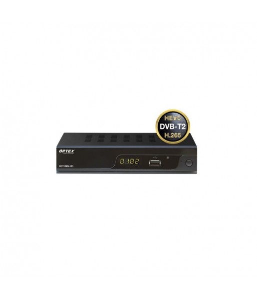 OPTEX Decodeur TNT HD DVB-T2 Double Tuner HEVC Récepteur 2 Tuners