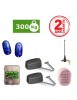 Kit à battants BASIC BR350 – 300Kg - jusqu’à 3,5m - ouverture : 125 ° maxi - 80 cycles / jour