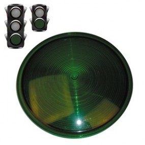 Filtre plastique Vert - semaphore feu de circulation routiere Filtre plastique Vert - semaphore feu de circulation routiere