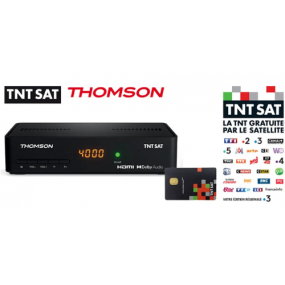 THOMSON THS808 : Terminal HD TNTSAT Enregistreur TV, 12V, avec Carte TNT