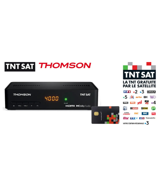 THOMSON THS808 : Terminal HD TNTSAT Enregistreur TV, 12V, avec Carte TNT THOMSON THS808 : Terminal HD TNTSAT Enregistreur TV, 12V, avec Carte TNT