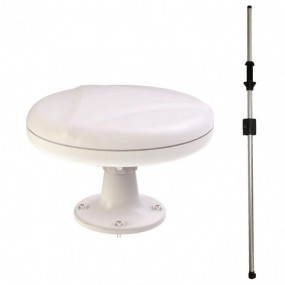 Antenne TNT Omnidirectionnelle 35dB ANTARION + Mat Traversant
