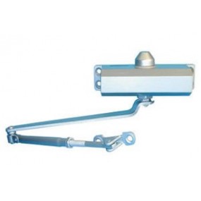 Ferme porte automatique argent Ferme porte automatique argent