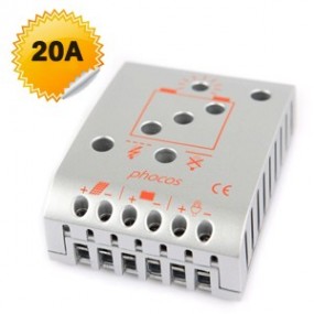 Régulateur de charge solaire série CML - 20 Ampères 12-24 Volts Régulateur de charge solaire série CML - 20 Ampères 12-24 Volts