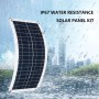 Kit Panneau Solaire 1000W 12V avec Contrôleur 100A pour Téléphone, Camping-Car, Voiture, Caravane, Maison, Camping