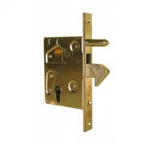 Serrure manuelle pour portail coulissant à encastrer - sans gâche Serrure manuelle pour portail coulissant à encastrer - sans gâche