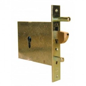 Serrure électrique pour portail coulissant à encastrer avec cylindre européen 40 mm - 12V Serrure électrique pour portail coulissant à encastrer avec cylindre européen 40 mm - 12V