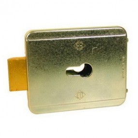 Serrure électrique à pêne basculant - sans cylindre - 12V - ouverture extérieur Serrure électrique à pêne basculant - sans cylindre - 12V - ouverture extérieur