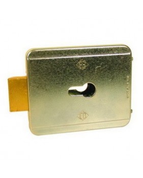 Serrure électrique à pêne basculant - sans cylindre - 12V - ouverture extérieur