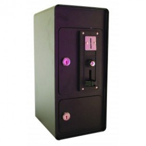 Monnayeur à jeton extérieur 2 fentes avec sortie temporisée réglable Monnayeur à jeton extérieur 2 fentes avec sortie temporisée réglable