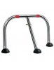 Borne de parking manuelle avec cadenas à sceller - Largeur 830 mm - Hauteur 465 mm