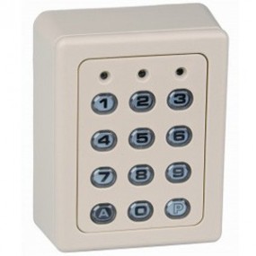 Clavier à codes filaire avec boîtier et touches en ABS - 12/24V Clavier à codes filaire avec boîtier et touches en ABS - 12/24V