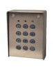 Clavier à codes filaire avec boîtier inox et touches ABS - 12/24V