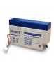 Batterie accumulateur pile sèche rechargeable  - 12v 0.8ah  - plomb gel - (96x25x62mm)