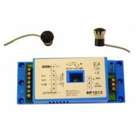 Cellules pour porte automatique avec amplificateur - 12-24 V - portée de 10m Cellules pour porte automatique avec amplificateur - 12-24 V - portée de 10m