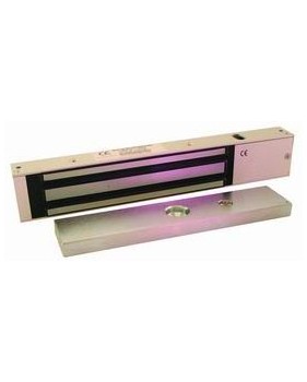 Ventouse électromagnétique à encastrer - en applique - aluminium - 300 Kg - 12/24 V