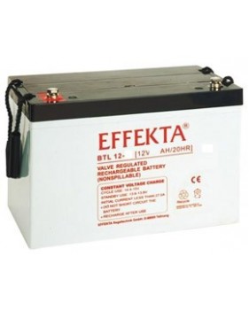 Batterie solaire AGM 12 Volts 200 Ah sans entretien EFFEKTA