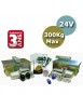 Kit automatisme enterré confort 24V - longueur vantail 2 m max - poids vantail 300 Kg max - ouverture 110°