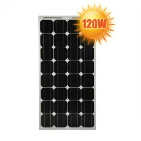 Panneau solaire Monocristallin  haut rendement 12V 120W Panneau solaire Monocristallin  haut rendement 12V 120W