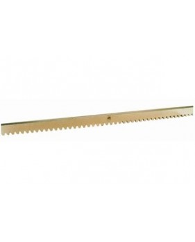 Crémaillère zinguée 1 métre + 3 supports  pour portail coulissant