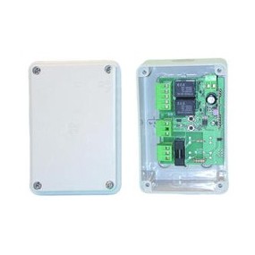 Récepteur radio autonome avec boîtier- 2 fonctions - 433MHz - 12vcc/24vca Récepteur radio autonome avec boîtier- 2 fonctions - 433MHz - 12vcc/24vca