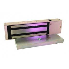Ventouse électromagnétique aluminium rectangulaire en applique - 600 kg - 12/24VCC - Led détat en option Ventouse électromagnétique aluminium rectangulaire en applique - 600 kg - 12/24VCC - Led détat en option