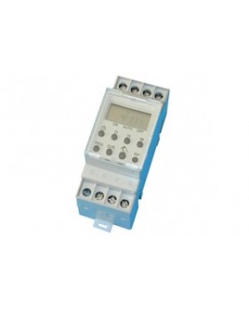 Horloge électrique digital 220V 2200W 7 jours Rail Din