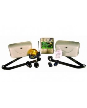Kit à battants confort à bras avec retour sur obstacle 230V - longueur portail 2 m max - poids vantail 200 Kg max