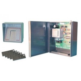 Pack contrôle daccès: lecteur de clés boîtier métal + 5 clés magnétiques pour tout automatisme - barrière levante Pack contrôle daccès: lecteur de clés boîtier métal + 5 clés magnétiques pour tout automatisme - barrière levante