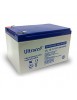 Batterie solaire plomb gel rechargeable 12Vcc 12AH piles sèches