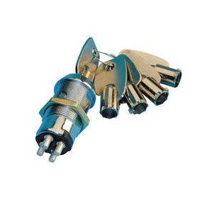 Serrure électrique à impulsions 4 plots 5 clefs rondes code 3103 Serrure électrique à impulsions 4 plots 5 clefs rondes code 3103