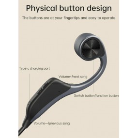 Ecouteurs Bluetooth Sans Fil à Conduction Osseuse - DOSII B2