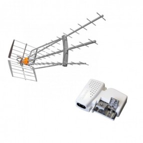 Televes Pack Antenne Dat Hd Boss Lr Lte700 (c.21 - C.48) Gain 47dbi