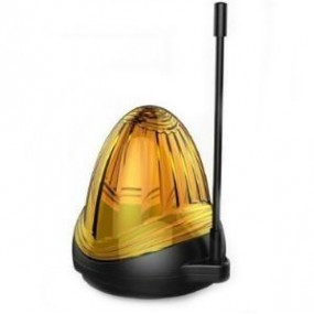 Feu à led fixe ou clignotant automatisme portail 12/24/220 V AC/DC avec antenne Feu à led fixe ou clignotant automatisme portail 12/24/220 V AC/DC avec antenne