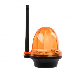 Feu clignotant portail et garage 12 24 220V, LED d’alarme YET6139 sans fil Orange lumière stroboscopique pour l'automatisation Feu clignotant portail et garage 12 24 220V