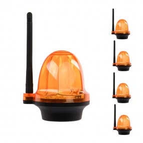 Pack de 5 Feu clignotant portail et garage 12 24 220V