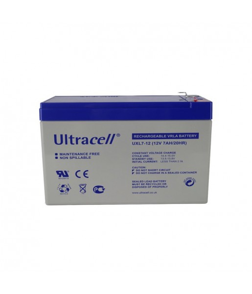 Batterie Plomb - Ultracell UXL7-12 - 12 V 7 Ah Batterie Plomb - Ultracell UXL7-12 - 12 V 7 Ah