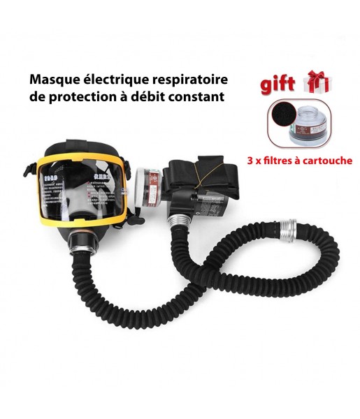 Kit Système Electrique Respiratoire à débit constant + 3x Filtre à cartouche Kit Système Electrique Respiratoire à débit constant + 3x Filtre à cartouche