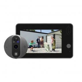 Judas de porte intelligent WiFi écran 1080P Vision nocturne HD