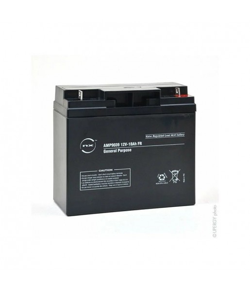 Batterie plomb AGM NX 18-12 General Purpose FR 12V 18Ah M6-M Batterie plomb AGM NX 18-12 General Purpose FR 12V 18Ah M6-M