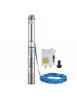 Pompe à Eau De Puits Profond Submersible Immergée Câble 20m 2.2kw 2200 W Max.14000l/h