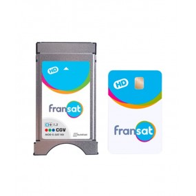 Module Fransat TV satellite CGV CI+ 1.3 HD + carte Fransat PC7 HD