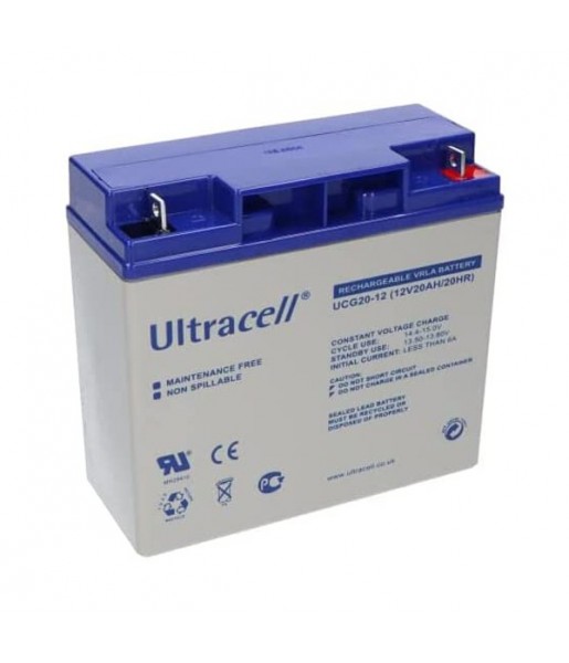 Batterie Gel - Ultracell UCG20-12 - 12v 20ah Batterie Gel - Ultracell UCG20-12 - 12v 20ah