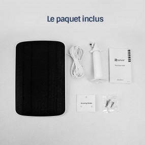 Panneau solaire réglable 4.2W 6V, étanchéité IP65