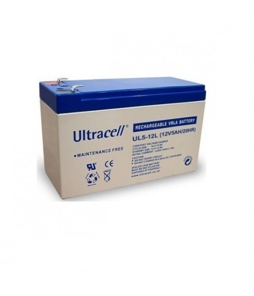 Batterie plomb étanche - Ultracell UL5-12L - 12v 5ah